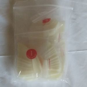 Coffin shaped artificial nails